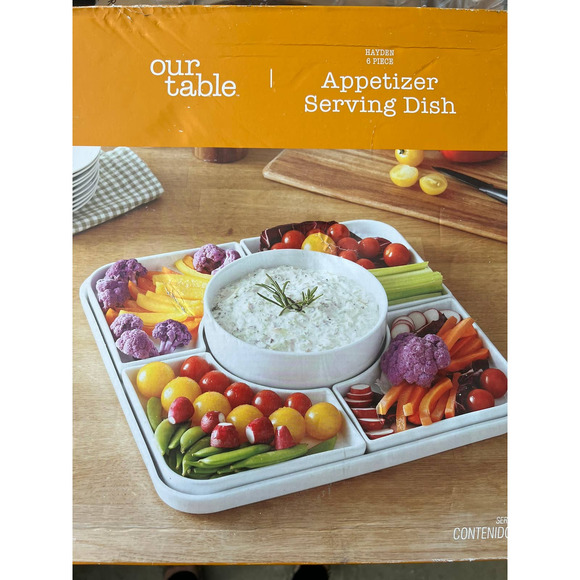 Bed Bath & Beyond Kitchen Our Table Hayden Square Appetizer Serving